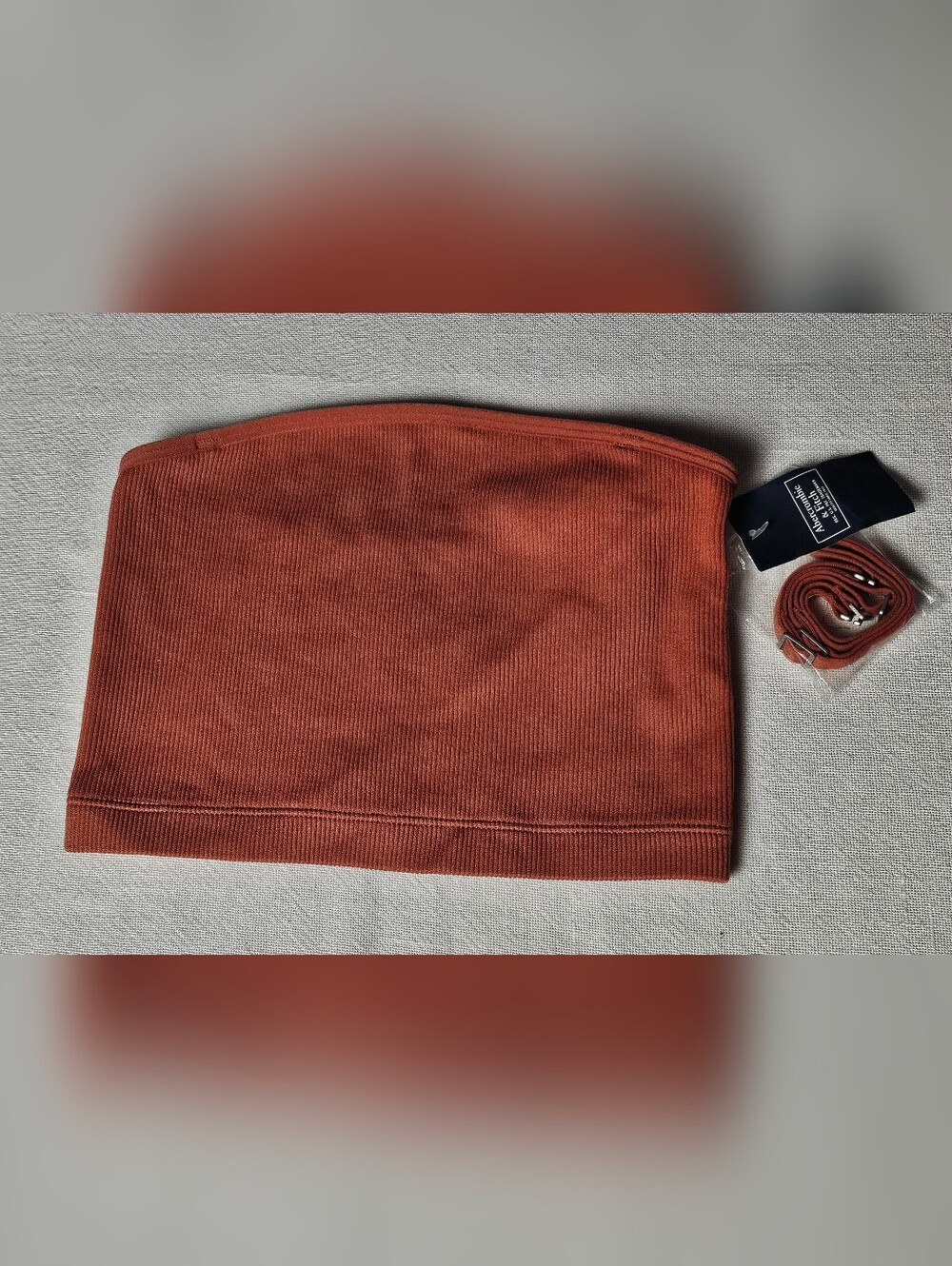 Abercrombie & Fitch rust-colored tube top Womens Size XS NWT
